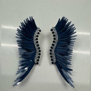 Navy Mignonne Gavigan Madeline Earrings